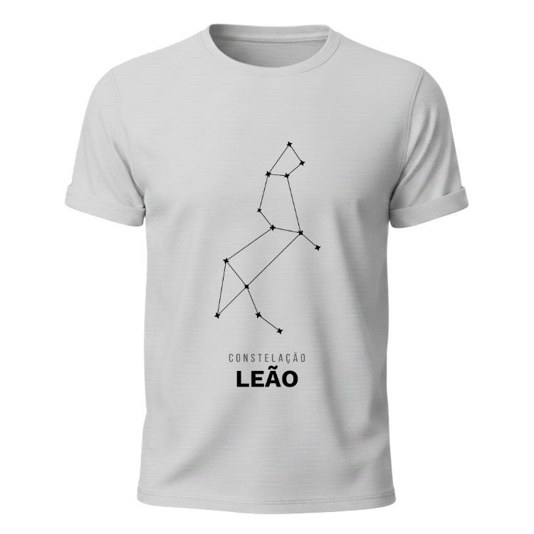 T-shirt Homem Leão (branca)